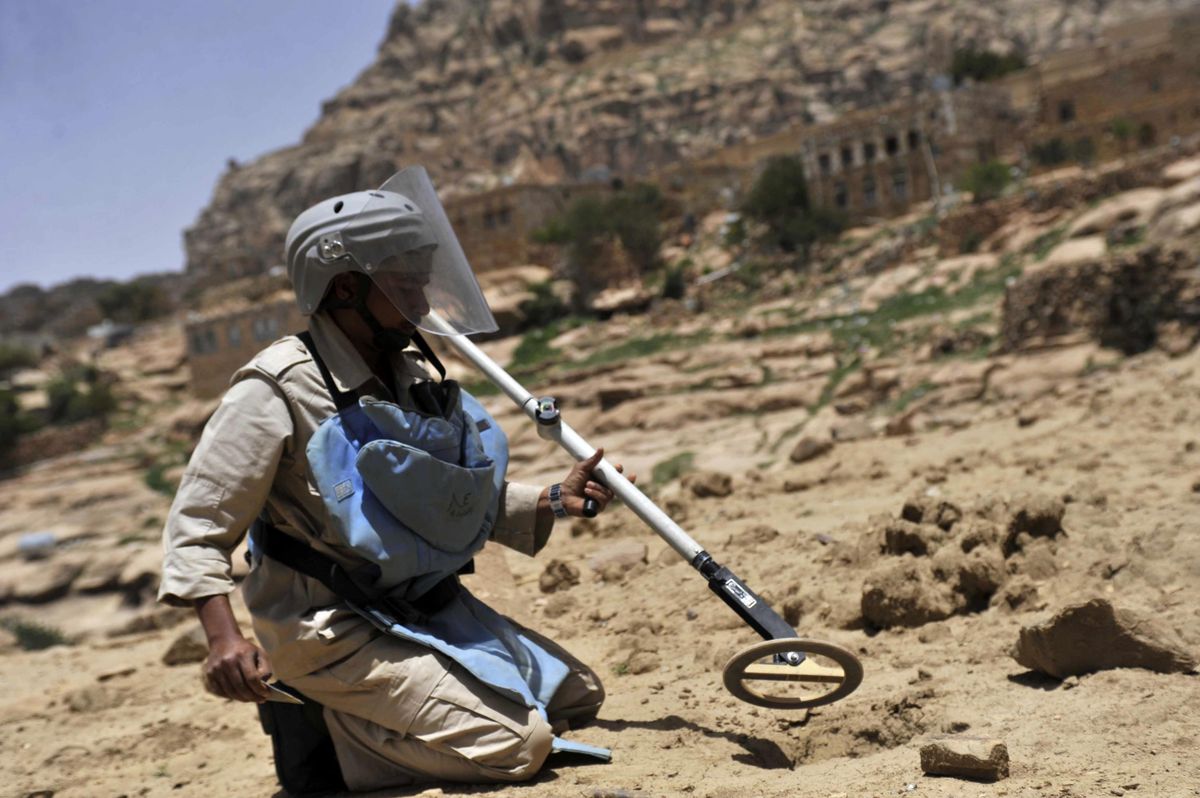 Yemen'de Mayıs Ayında 6.000'den Fazla Mayın ve Patlayıcı Savaş Kalıntısı Temizlendi