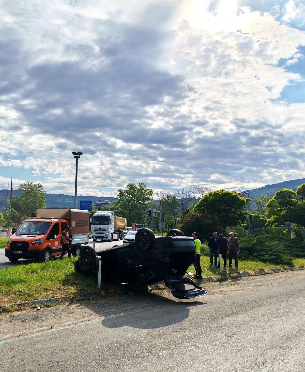 Zonguldak'ta trafik kazasında 1 kişi yaralandı
