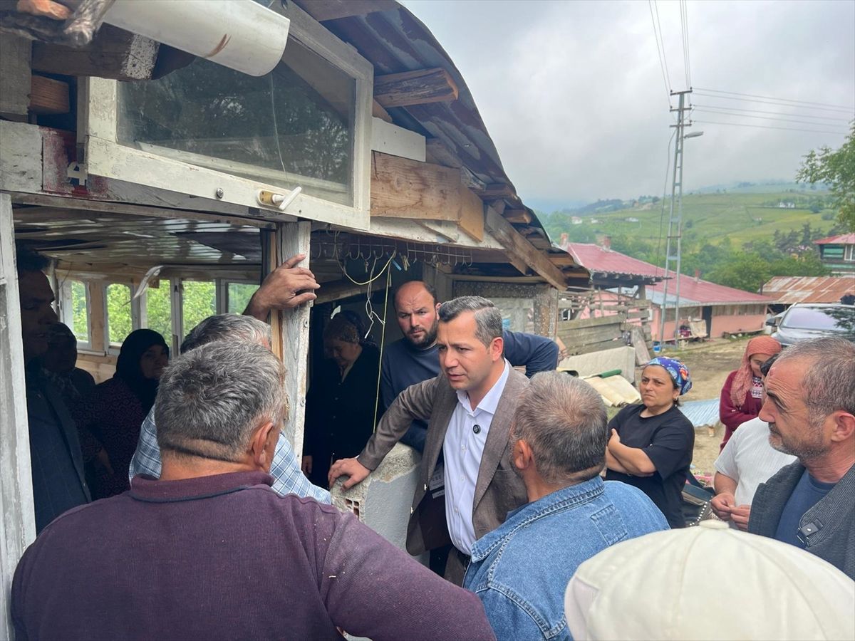 Alaçam'da evi yanan aileye yenisi yapılacak