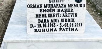 Artvin'de 9 şehit mezarı onarıldı