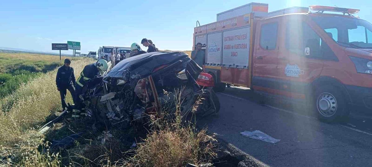 Batman'da trafik kazası: 2 yaralı