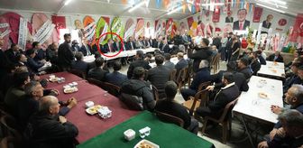 BBP lideri Mustafa Destici, MHP çadırını ziyareti etti