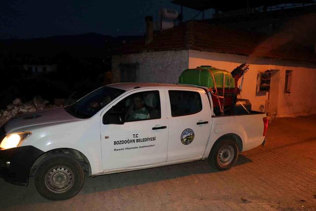 Bozdoğan'da sivrisinekle mücadele başladı