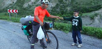 Emekli öğretmen bisikletle 80 ili gezdi