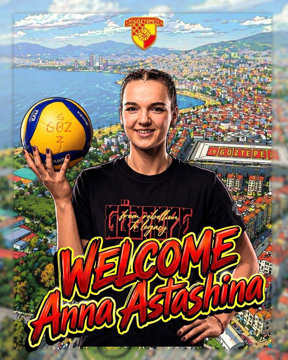 Göztepe Voleybol'dan pasör takviyesi