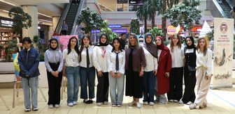 Kayseri'de imam hatipli öğrenciler çağdaş sanatla hat sanatını bir araya getirdi