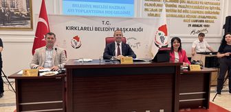 Kırklareli Belediye Meclisi toplantısı yapıldı