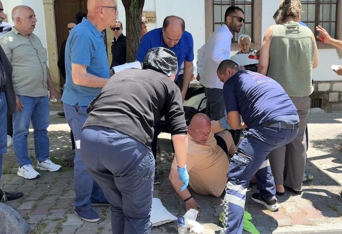 Menteşe'de motosiklet kazası: 1 yaralı