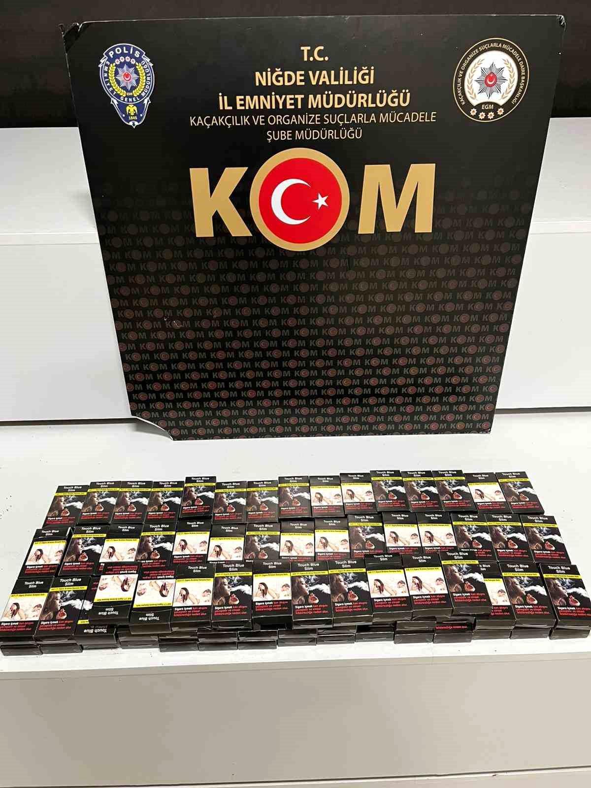 Niğde'de kaçakçılık ve sahtecilik operasyonları: 1 tutuklama