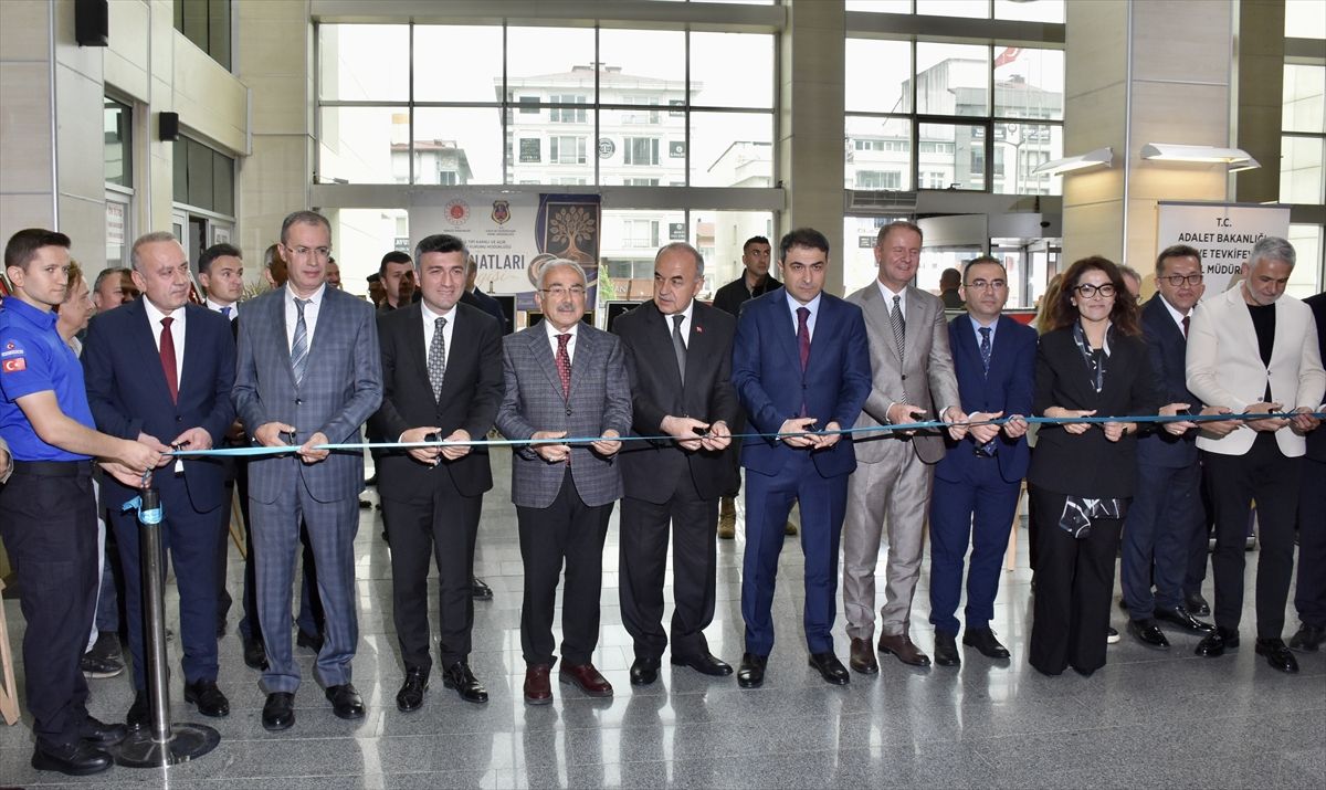 Ordu'da hükümlü ve yükümlülerin el sanatları sergilendi