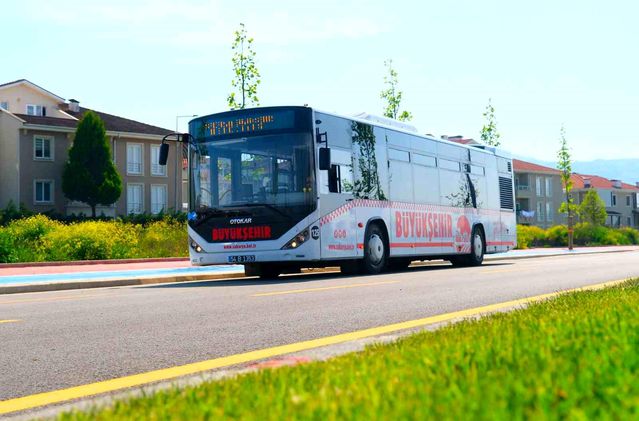 Sakarya'da bayram boyunca 180 bin yolcu ücretsiz ulaşımdan faydalandı