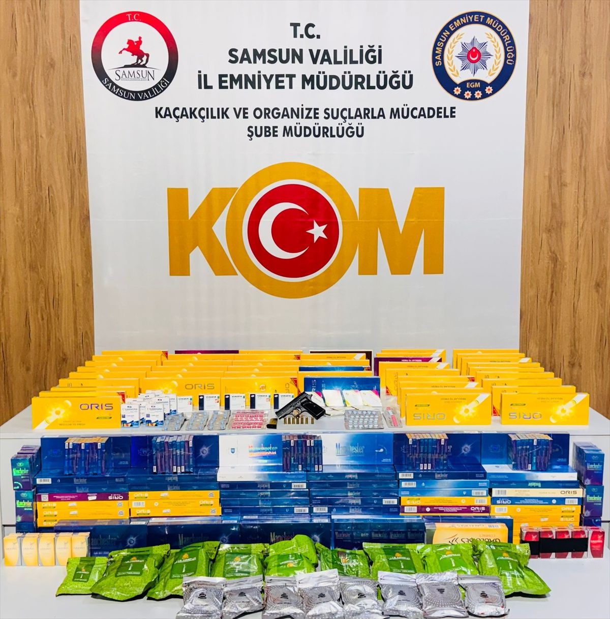 Samsun'da kaçakçılık operasyonunda 2 şüpheli yakalandı