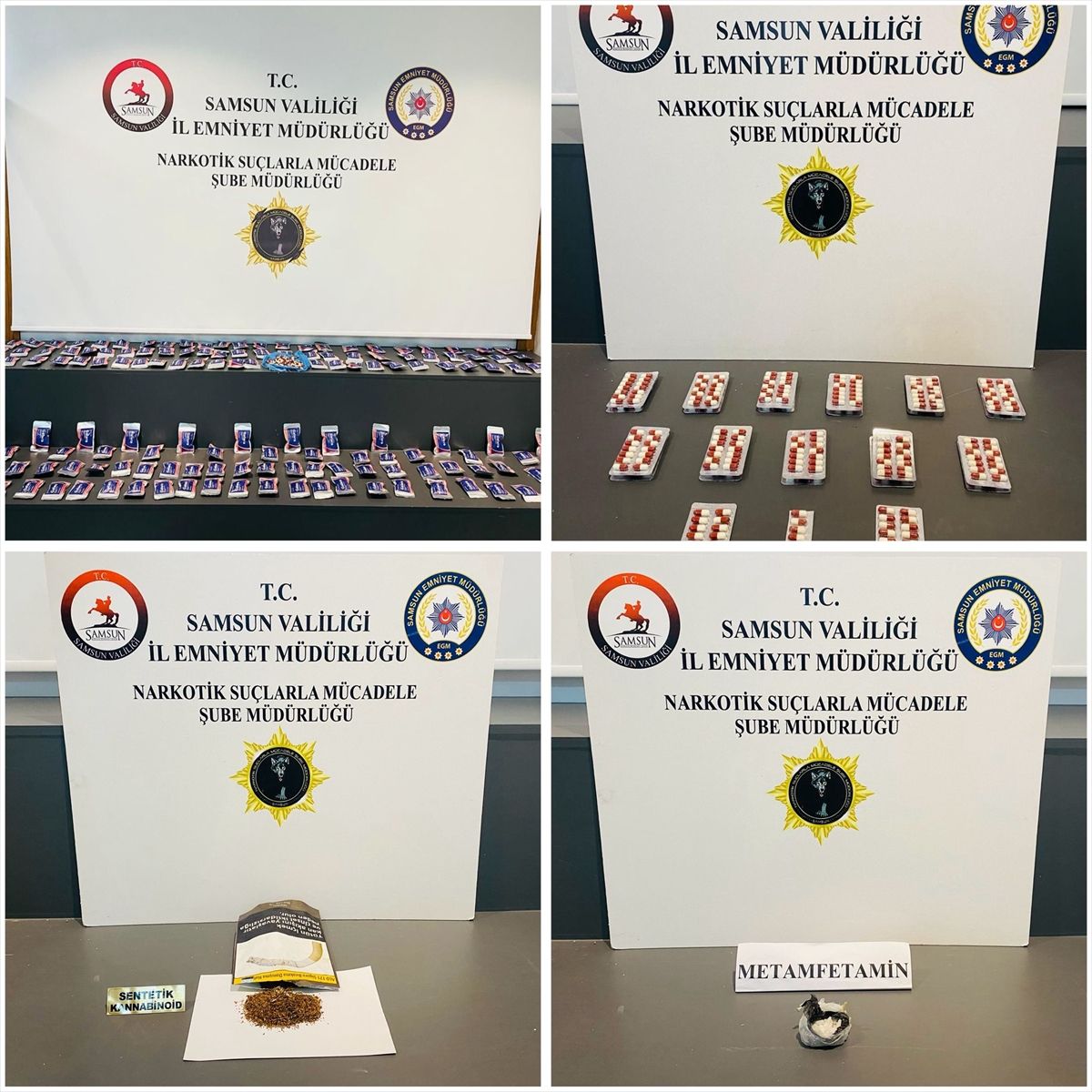 Samsun'da uyuşturucu operasyonunda 7 zanlı yakalandı