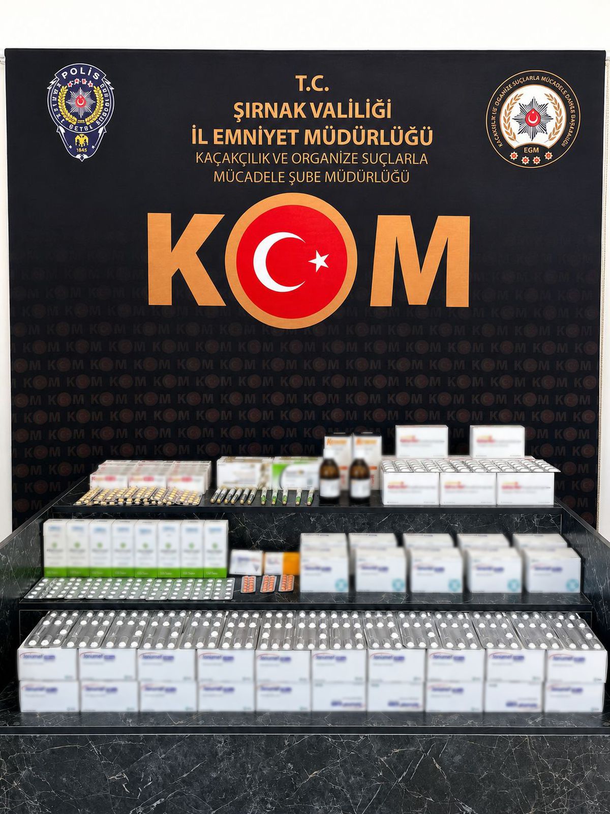Şırnak'ta kaçak ilaç ve serumlar ele geçirildi; 2 gözaltı
