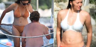 Yaz sezonunu açan Nurgül Yeşilçay Marmaris’te bikiniyle yakalandı