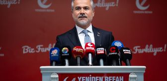Yeniden Refah Partisi Genel Başkan Yardımcısı Kılıç, basın toplantısı düzenledi