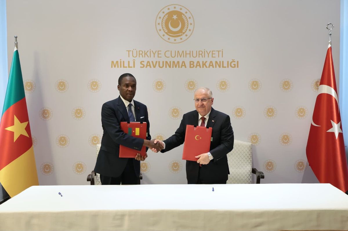 Bakan Güler, Kamerunlu mevkidaşı Assomo ile bir araya geldi