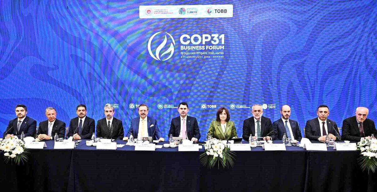Bakan Kurum: 'COP31'e iş dünyamızın mührünü vurmak için kolları sıvıyoruz'