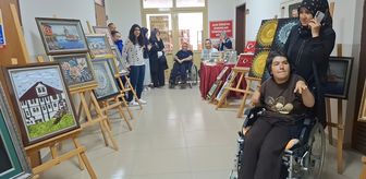 Beypazarı ve Çubuk'ta Halk Eğitim Merkezi kursiyerleri yıl sonu sergisi açtı