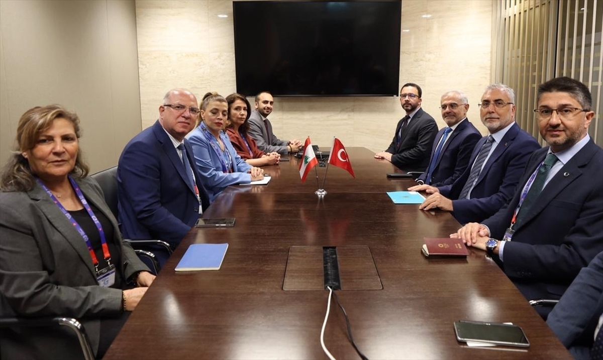 Çalışma ve Sosyal Güvenlik Bakanı Işıkhan, Lübnan Çalışma Bakanı Haidar ile görüştü