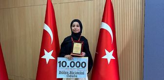 Çorumlu öğrenci Kur’an yarışmasında bölge birincisi
