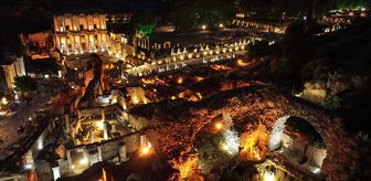 Efes Antik Kenti'nde gece müzeciliği başladı