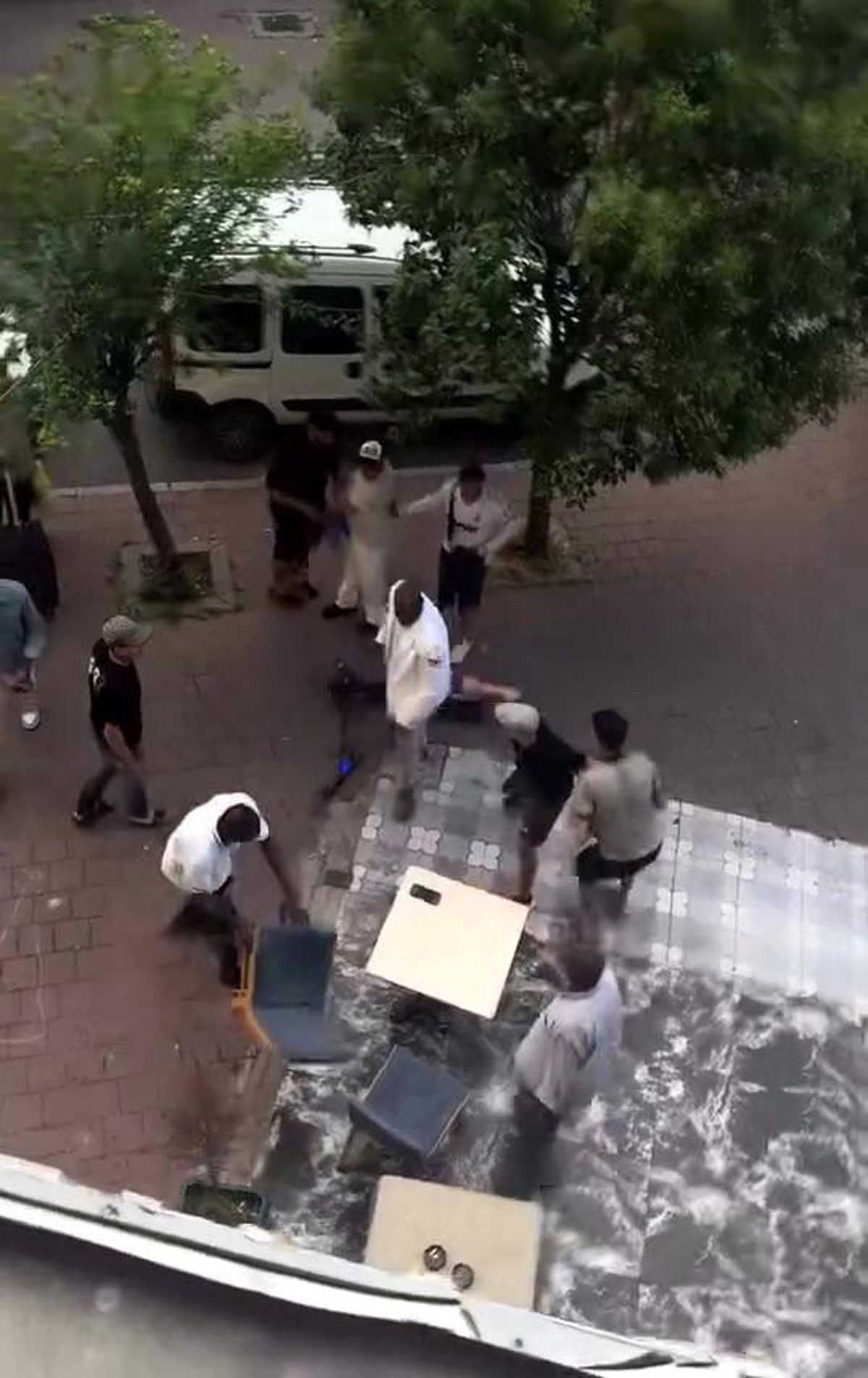 Fatih'te yabancı uyruklular arasında bıçaklı kavga