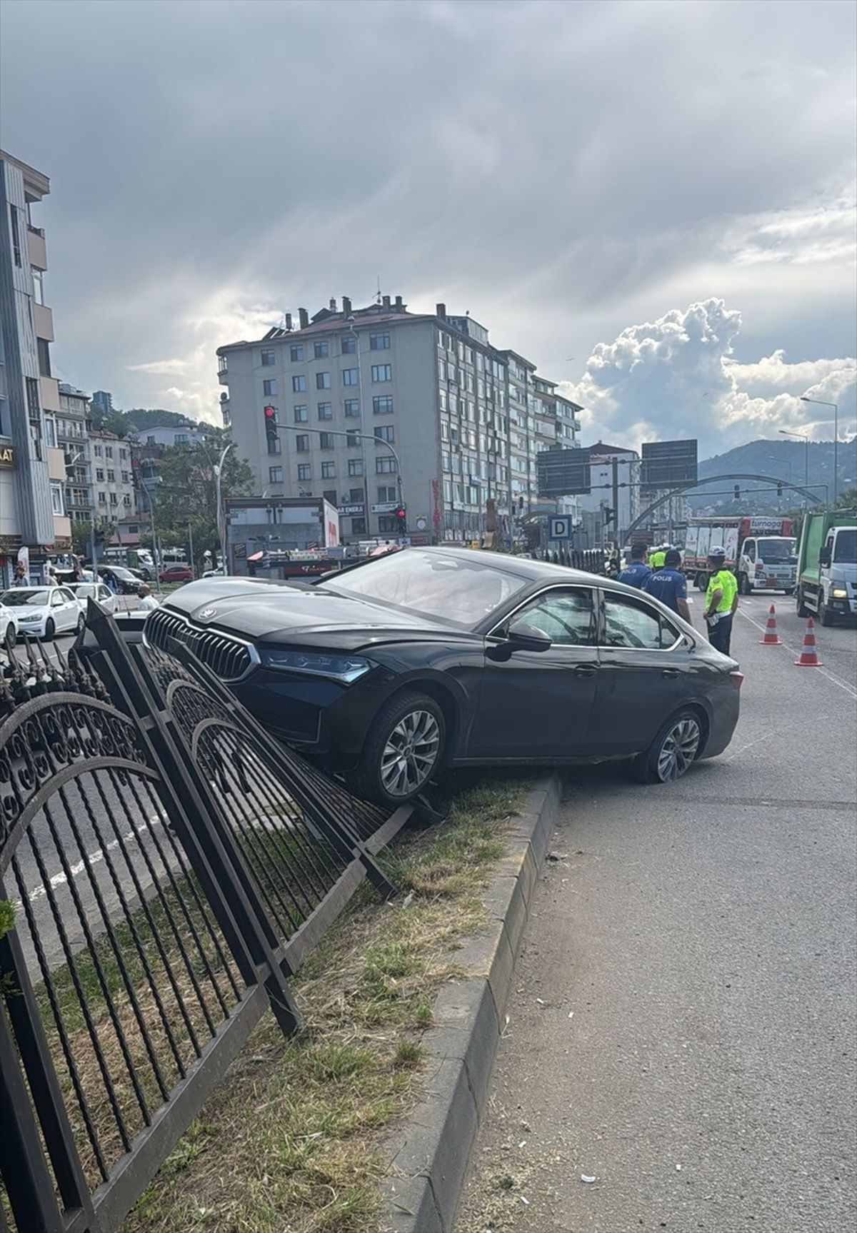 Giresun'da trafik kazasında 4 kişi yaralandı