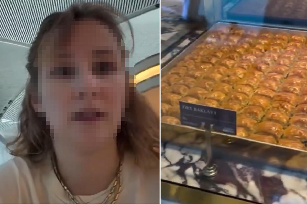 Havalimanında bir dilim baklavanın fiyatını görünce şaşkına döndü