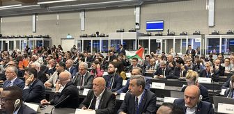 İsrailli yetkili, BM'deki uluslararası konferansta protestolar nedeniyle konuşmasını tamamlayamadı