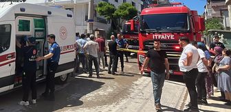 Kocaeli'de apartman dairesinde çıkan yangında anne ve 2 çocuğu dumandan etkilendi