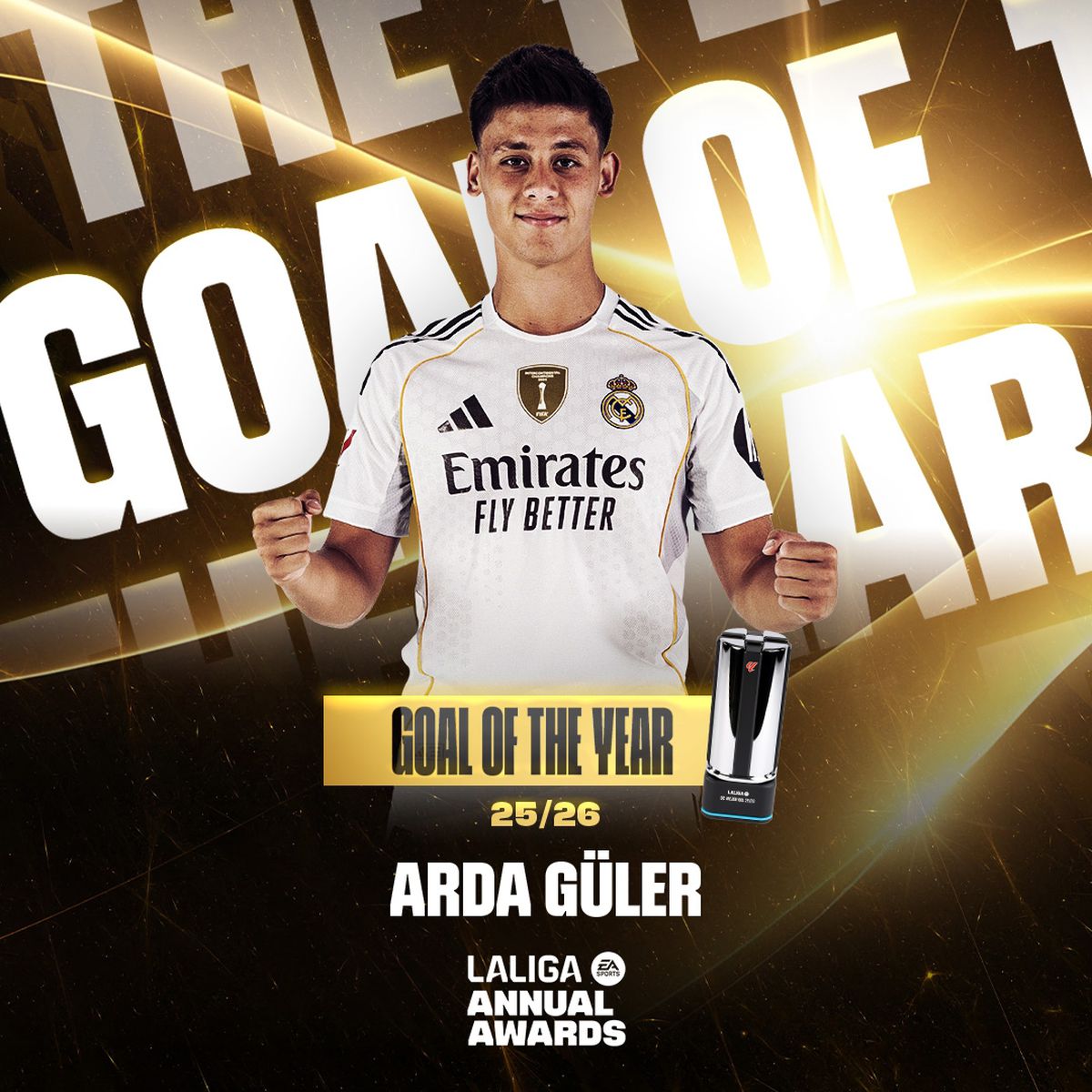 La Liga'da yılın golü Arda Güler'den