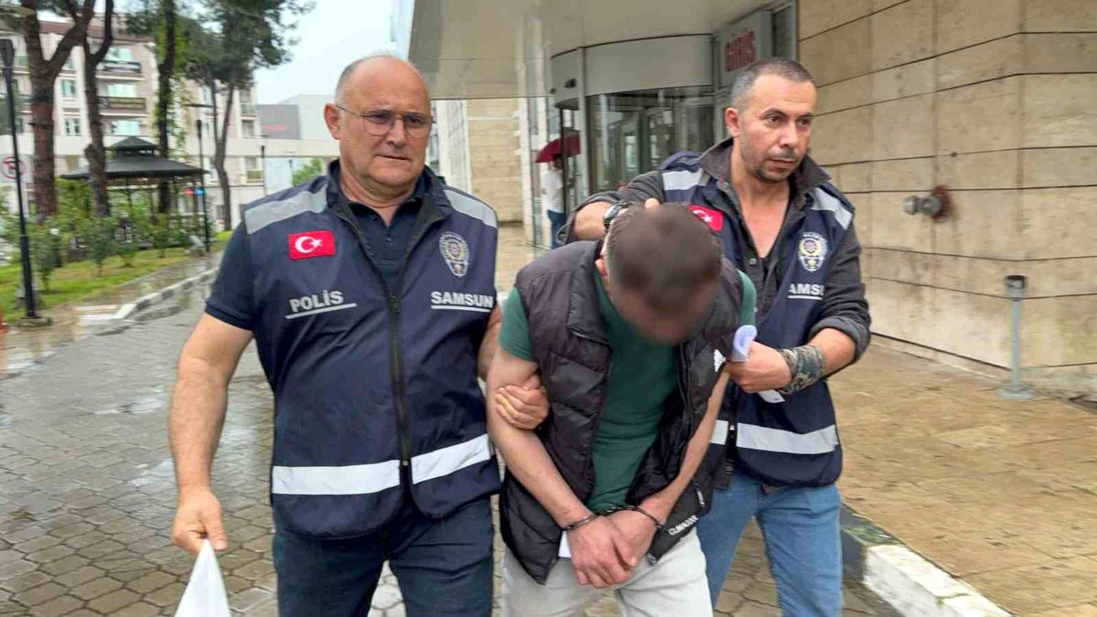 Mezarlıkta eşini darbeden koca tutuklandı
