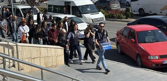 Nevşehir merkezli 'yasa dışı bahis' operasyonunda yakalanan şüphelilerden 34'ü adliyede