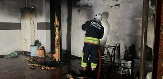 Ordu'da cami lojmanında çıkan yangında 1 kişi yaralandı, 3 kişi dumandan etkilendi