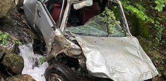 Ordu'da dereye yuvarlanan kamyonetteki 1 kişi öldü, 1 kişi yaralandı