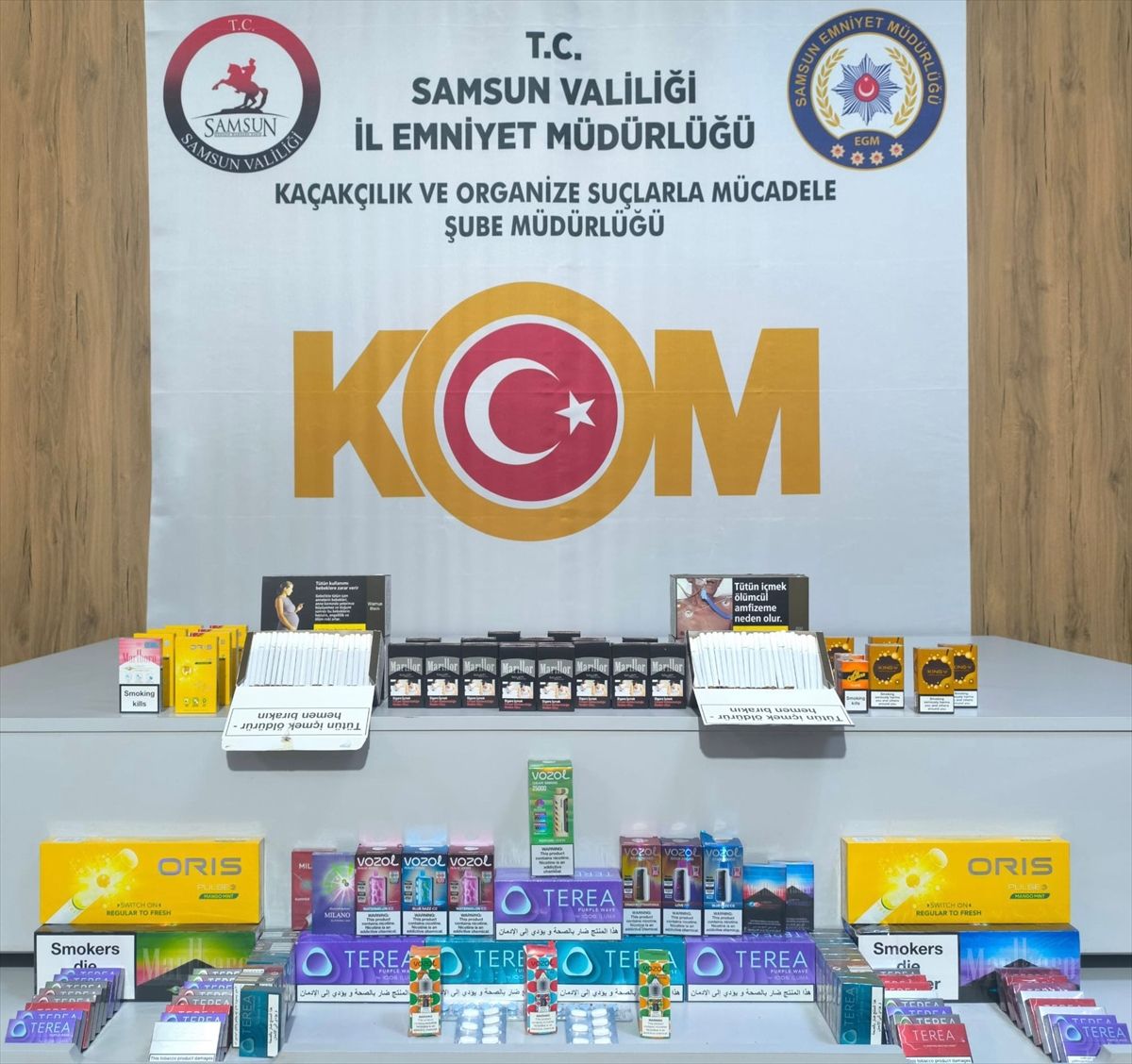 Samsun'da kaçakçılık operasyonunda 3 şüpheli yakalandı