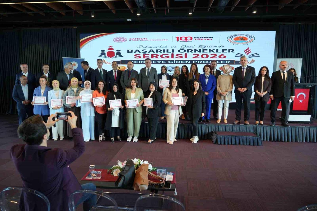 Samsun'da Rehberlik ve Özel Eğitim Projeleri Sergilendi