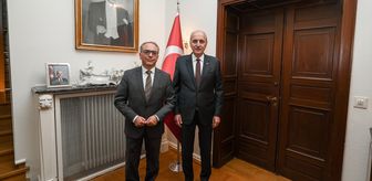 TBMM Başkanı Kurtulmuş Türkiye'nin Stokholm Büyükelçiliğini ziyaret etti