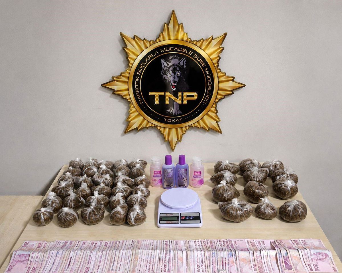 Tokat'ta zehir tacirlerine darbe: 2,9 kilo uyuşturucu ele geçirildi