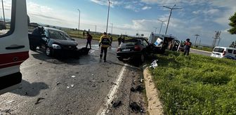 Yozgat'ta iki otomobilin çarpıştığı kazada 7 kişi yaralandı