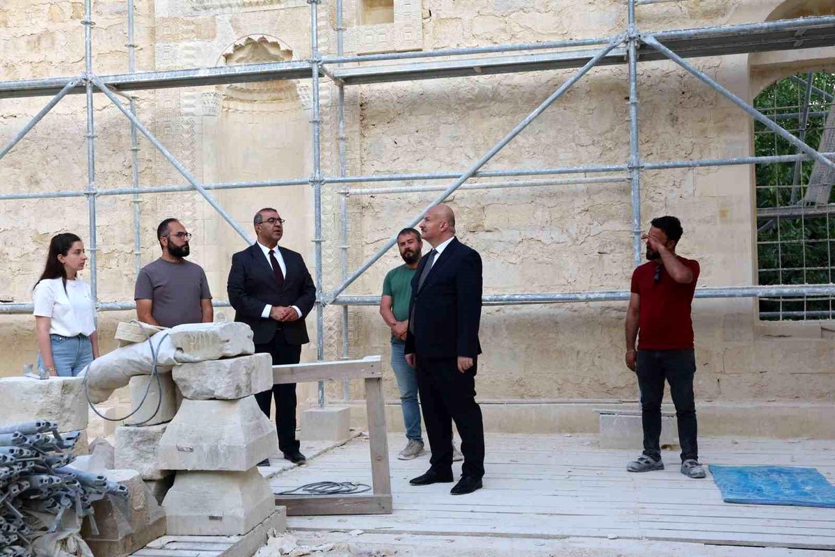 Adıyaman'da tarihi Ulu Camii ve Kap Camii çalışmaları devam ediyor