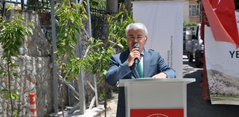 Akşehir'de kiraz fidanı dağıtıldı