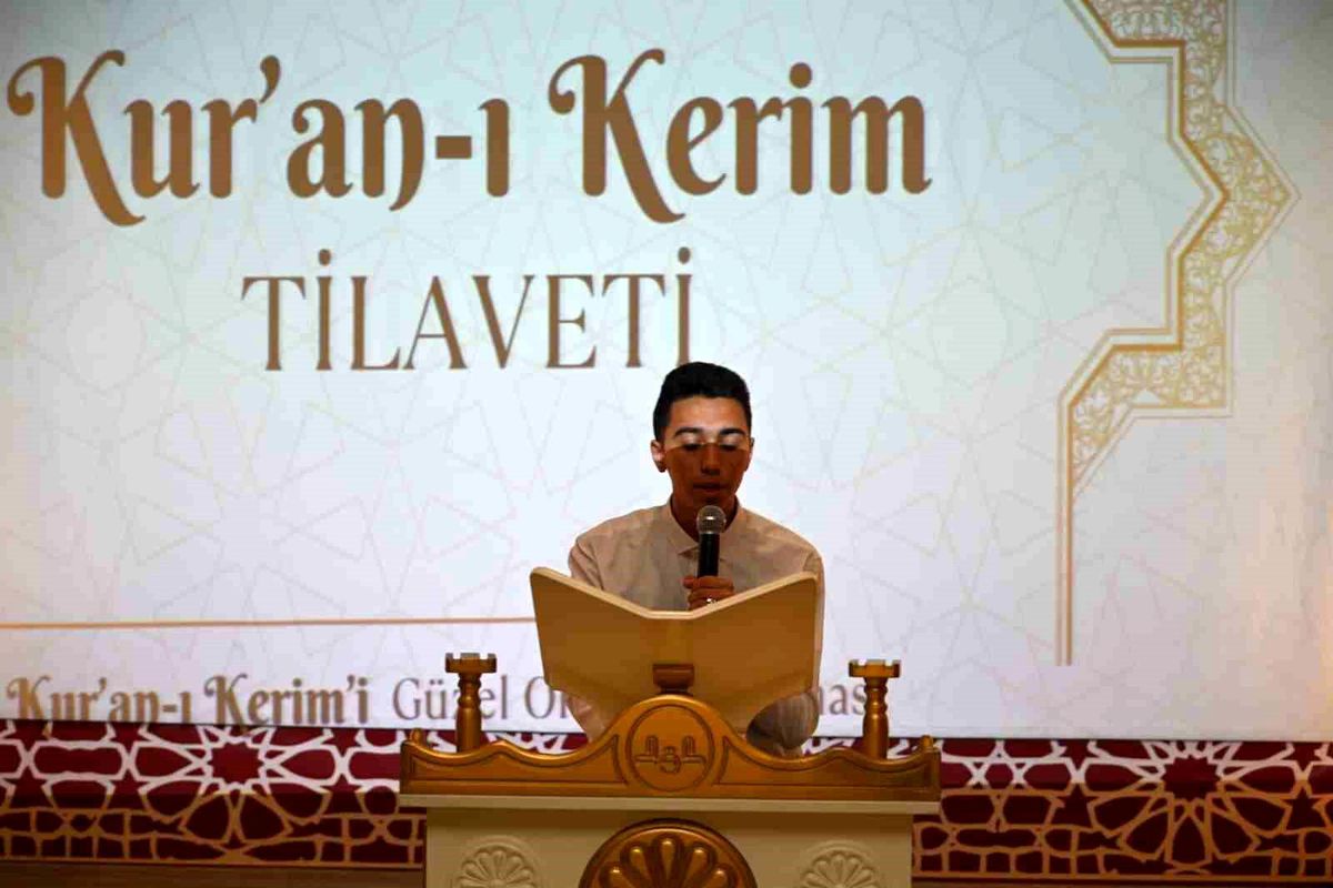 Aydın'da, Kur'an-ı Kerimi Güzel Okuma Yarışması Bölge Finali yapıldı