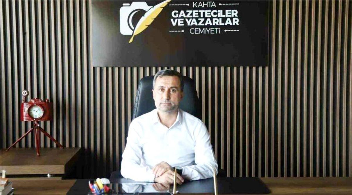 Kahta ilçe merkezi ve sanayi bölgesi görünümü