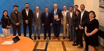 Bavyera Eyaleti İçişleri Bakanı Herrmann, Antalyalı gazetecileri kabul etti
