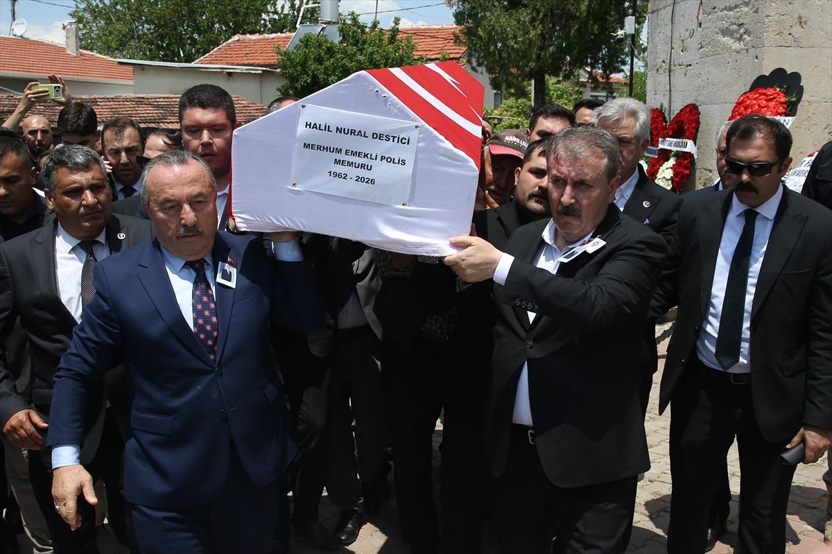 BBP Genel Başkanı Destici'nin ağabeyi Halil Nural Destici'nin cenazesi defnedildi