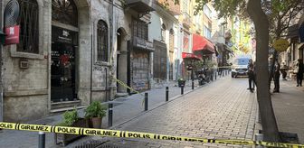 Beyoğlu'nda arkasından yaklaşan zanlının silahla vurduğu kişi yaralandı