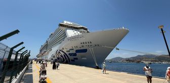 Bodrum'a 'Aroya' kruvaziyeriyle 2 bin 124 turist geldi