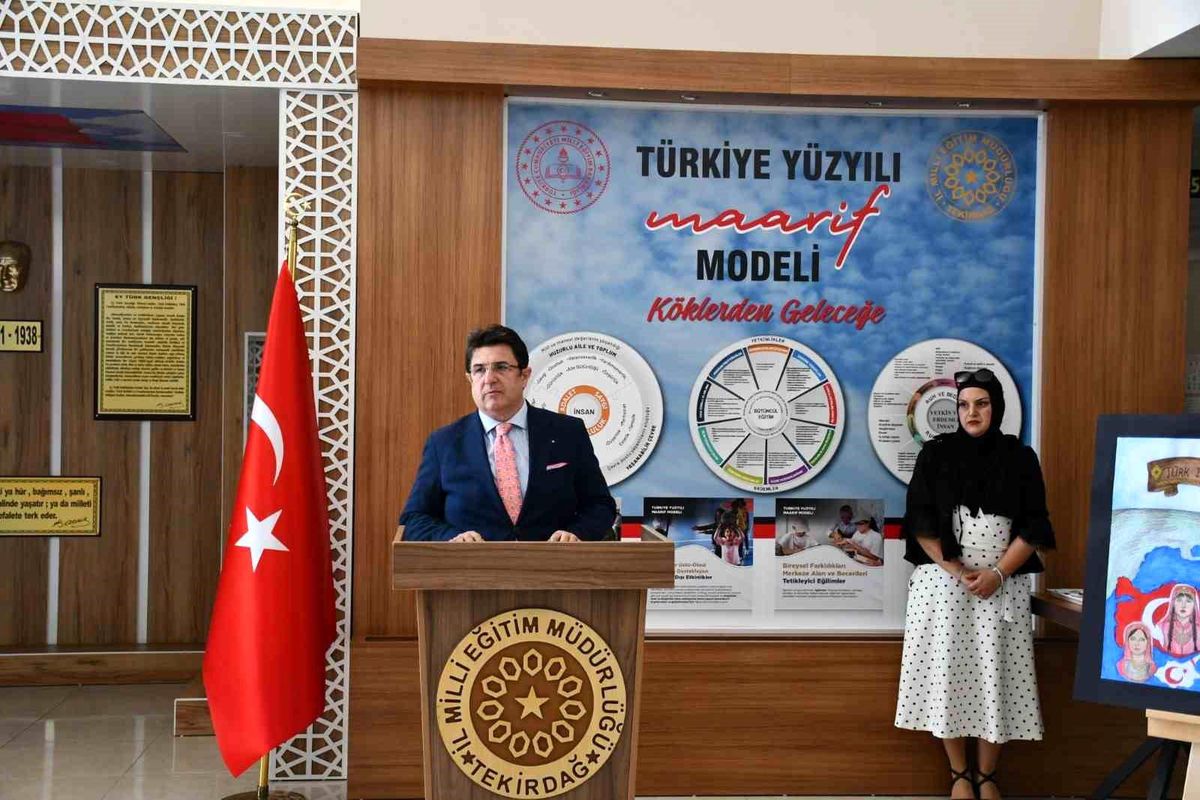'Dilimizin Zenginlikleri Projesi' yıl sonu sergisi Tekirdağ'da açıldı